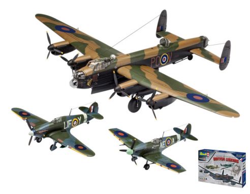 Revell RV05696 100 YEAR RAF FLYING LEGENDS KIT 1:72 Modellino