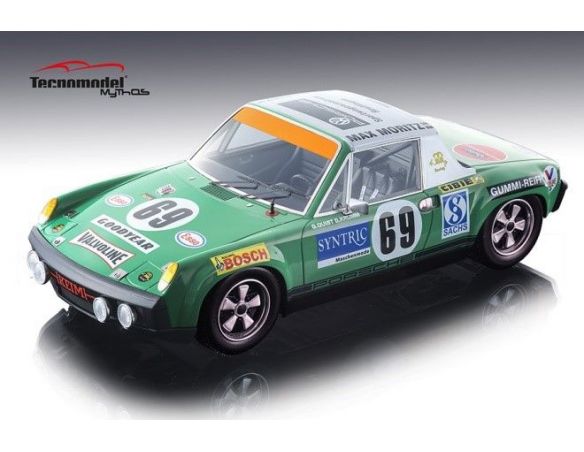 Tecnomodel TMD1883B PORSCHE 914/6 MAX MORITZ N.69 DNF LM 1971 QUIST-KRUMM 1:18 Modellino