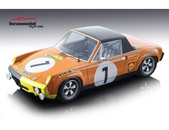 Tecnomodel TMD1883D PORSCHE 914/6 N.1 WINN.MARATHON DE LA ROUTE 1970 LARR.-HALDI-MARKO 1:18 Modellino