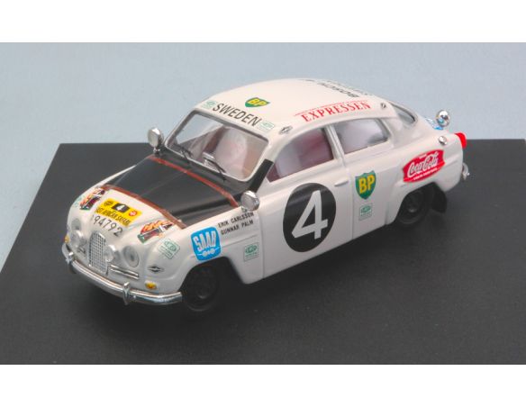Trofeu TF1512 SAAB 96 N.11 ACCIDENT EAST AFRICAN SAFARI 1963 E.CARLSSON-G.PALM 1:43 Modellino