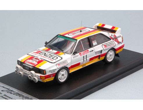 Trofeu TF85NZ11 AUDI QUATTRO A2 N.11 5th RALLY NEW ZEALAND 1985 STEWART/PARKHILL 1:43 Modellino