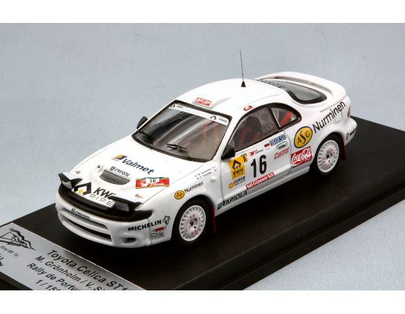 Trofeu TFRRAL68 TOYOTA CELICA ST185 N.16 DNF RALLY PORTUGAL 1995 GRONHOLM-SILANDER 1:43 Modellino