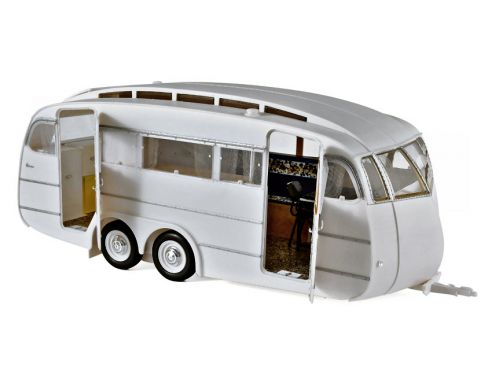 Norev NV185726 CARAVANE HENON 1955 WHITE 1:18 Modellino