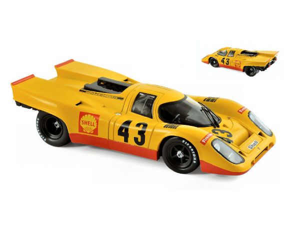 Norev NV187585 PORSCHE 917K N.43 5th 1000 KM SPA 1970 H.LAINE-G.VAN LENNEP 1:18 Modellino