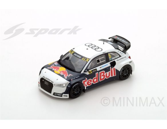 Spark Model S5865 AUDI S1 N.5 WINNER WORLD RX HOCKENHEIM 2016 M.EKSTROM 1:43 Modellino