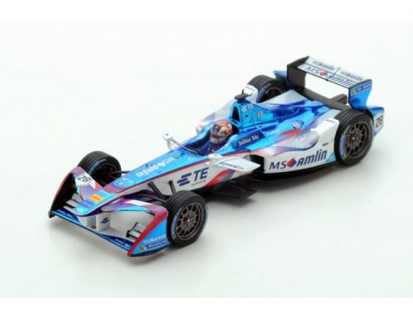 Spark Model S5907 AMLIN ANDRETTI A.F.DA COSTA 2016 N.28 Rd1 HONG KONG FORMULA E 1:43 Modellino