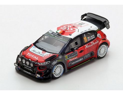 Spark Model S5961 CITROEN C3 WRC N.11 9th MONTE CARLO 2018 C.BREEN-S.MARTIN 1:43 Modellino