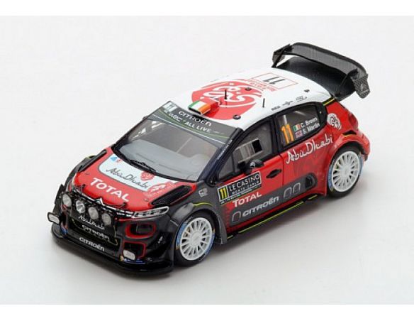 Spark Model S5961 CITROEN C3 WRC N.11 9th MONTE CARLO 2018 C.BREEN-S.MARTIN 1:43 Modellino