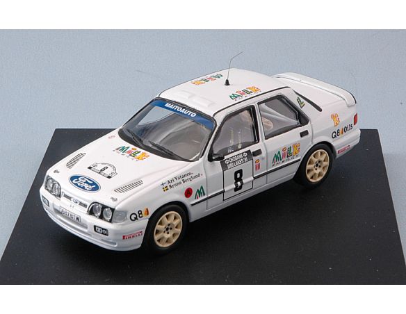 Trofeu TFMNP225 FORD SIERRA COSWORTH N.8 7th 1000 LAKES 1991 A.VATANEN-B.BERGLUND 1:43 Modellino