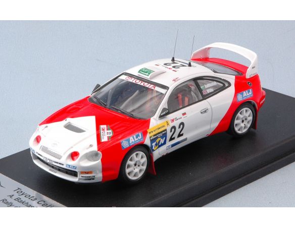 Trofeu TFRRAL66 TOYOTA CELICA ST205 N.22 DNF PORTUGAL 1998 A.BAKHASHAB-B.WILLIS 1:43 Modellino