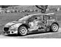 Ixo model RAM659 PEUGEOT 208 T16 R5 N.1 WINNER RALLY DU CHABLAIS 2017 S.LOEB-S.LOEB 1:43 Modellino