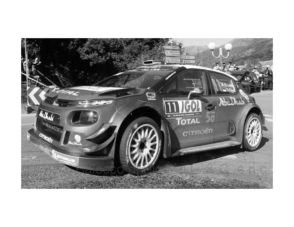 Ixo model RAM672 CITROEN C3 WRC N.11 14th TOUR DE CORSE 2018  S.LOEB-D.ELENA 1:43 Modellino