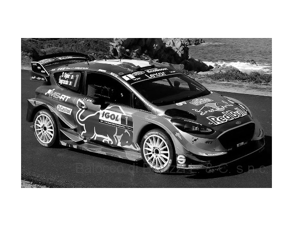 Ixo model RAM674 FORD FIESTA WRC N.1 WINNER TOUR DE CORSE 2018 S.OGIER-J.INGRASSIA 1:43 Modellino
