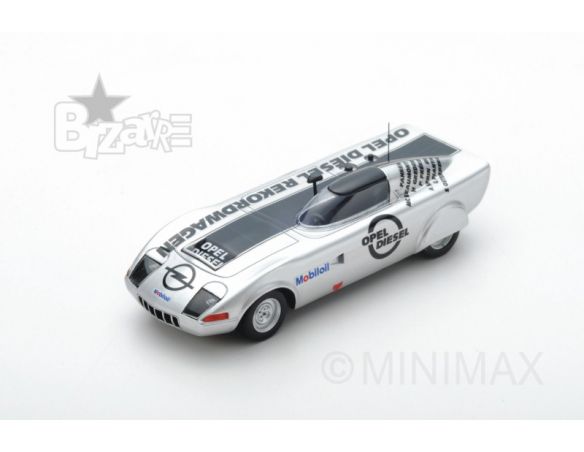 Bizzare BZ1002 OPEL GT DIESEL RECORDWAGEN 1972 1:43 Modellino