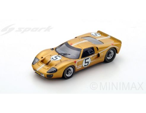 Spark Model S5185 FORD MK IIB N.5 ACCIDENT LM 1967 R.McCLUSKEY-F.GARDNER 1:43 Modellino