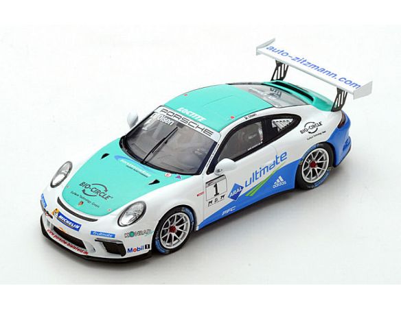 Spark Model SG262 PORSCHE 911 GT3 CUP N.1 GERMANY CHAMPION 2017 DENNIS OLSEN 1:43 Modellino