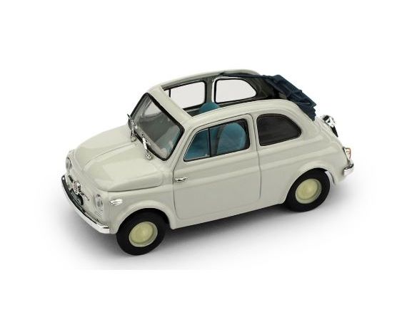 Brumm BM0340-01 FIAT 500 ECONOMICA APERTA 1957 GRIGIO CHIARO 1:43 Modellino