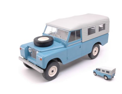 MODELCARGROUP MCG18094 LAND ROVER 109 PICK UP SERIE II LIGHT BLUE/WHITE 1:18 Modellino