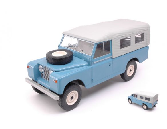 MODELCARGROUP MCG18094 LAND ROVER 109 PICK UP SERIE II LIGHT BLUE/WHITE 1:18 Modellino