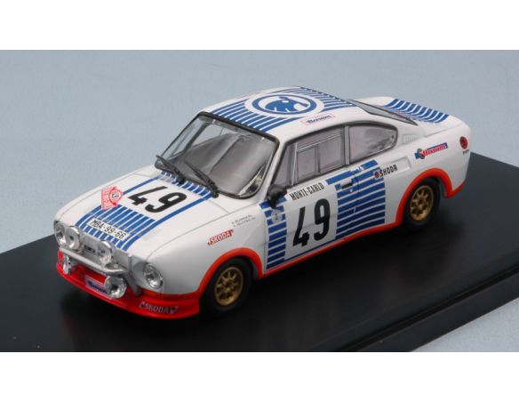 Abrex AB501TA SKODA 130RS N.49 12th MONTE CARLO 1977 V.BLAHANA-L.HLAVKA 1:43 Modellino