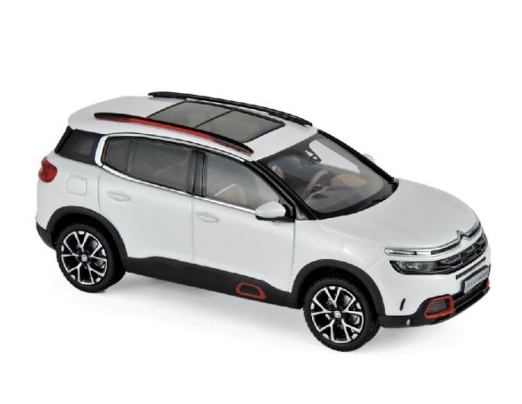 Norev NV155560 CITROEN C5 AIRCROSS 2018 PEARL WHITE & RED DECO 1:43 Modellino