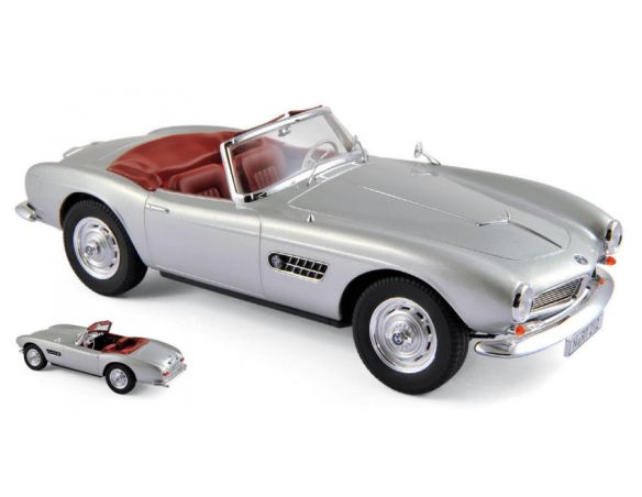 Norev NV183230 BMW 507 1956 SILVER 1:18 Modellino