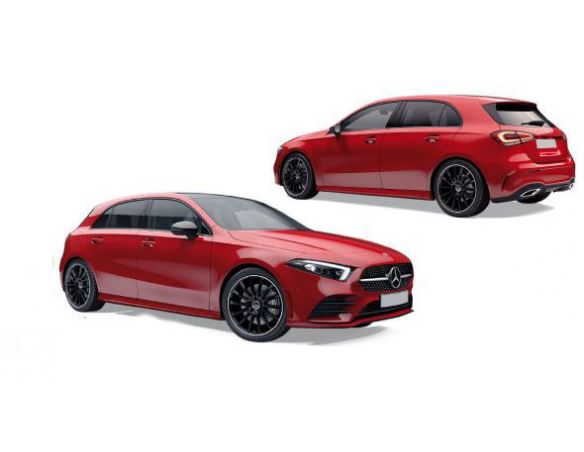 Norev NV183594 MERCEDES A-KLASSE 2018 RED 1:18 Modellino