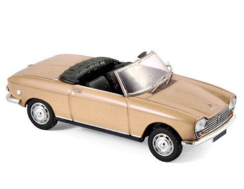 Norev NV472443 PEUGEOT 204 CABRIOLET 1967 BEIGE METALLIC 1:43 Modellino