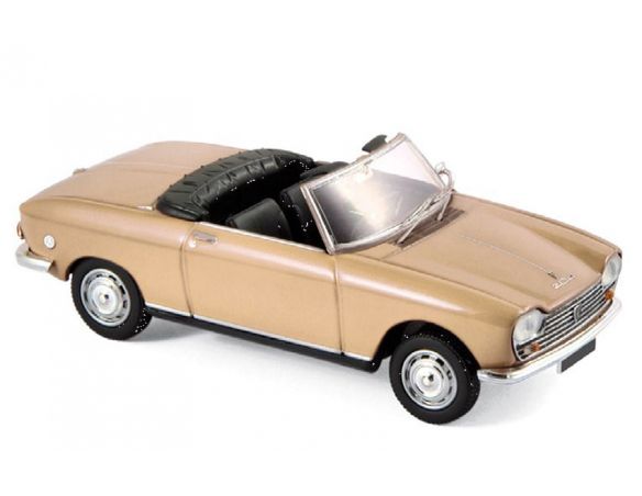 Norev NV472443 PEUGEOT 204 CABRIOLET 1967 BEIGE METALLIC 1:43 Modellino