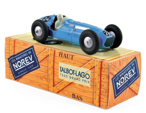 Norev NVCL5811 TALBOT LAGO T26C 1949 N.24 LOUIS ROSIER 1er GRAND PRIX DE BELGIQUE 1:43 Modellino