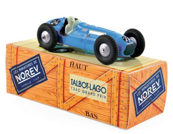 Norev NVCL5811 TALBOT LAGO T26C 1949 N.24 LOUIS ROSIER 1er GRAND PRIX DE BELGIQUE 1:43 Modellino