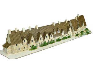 Aedes Ars ADS1601 BIBURY ARLINGTON ROW INGLATERRA SEC.XIV PCS 5550 SCALA 1:87 Modellino