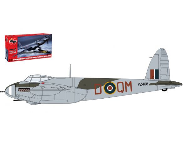 Airfix AX03019 DE HAVILLAND MOSQUITO NF.Mk.II/FB.Mk.VI/FB.Mk.XVIII KIT 1:72 Modellino