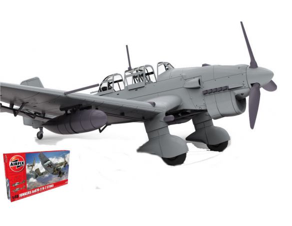 Airfix AX07115 JUNKERS JU87R-2/B-2 STUKA KIT 1:48 Modellino