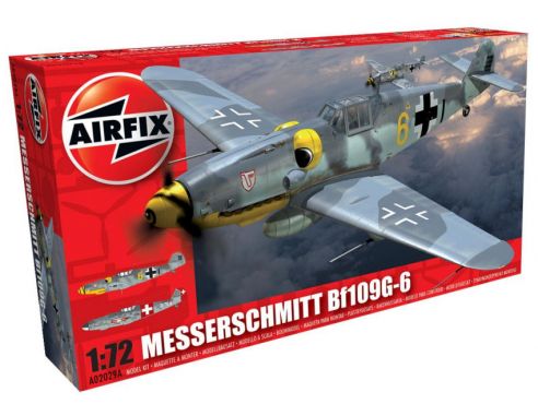 Airfix AX2029A MESSERSCHMITT Bf109G-6 KIT 1:72 Modellino