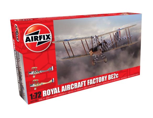 Airfix AX2104 ROYAL AIRCRAFT FACTORY BE2c SCOUT KIT 1:72 Modellino