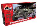 Airfix AX2339 WILLY'S JEEP TRAILER & 6PDR GUN KIT 1:72 Modellino