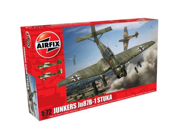 Airfix AX3087 JUNKERS Ju87 B-1 STUKA KIT 1:72 Modellino