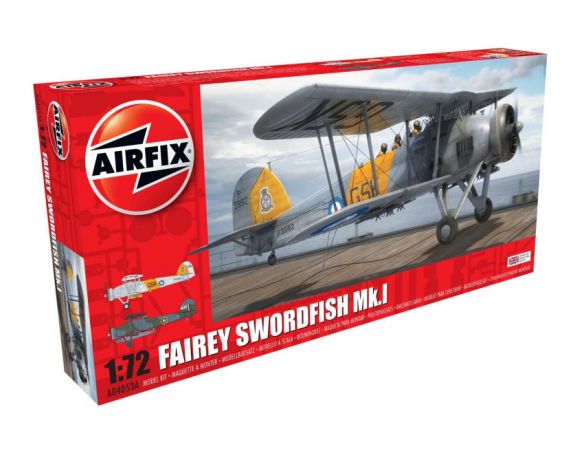 Airfix AX4053A FAIREY SWORDFISH Mk.1 KIT 1:72 Modellino