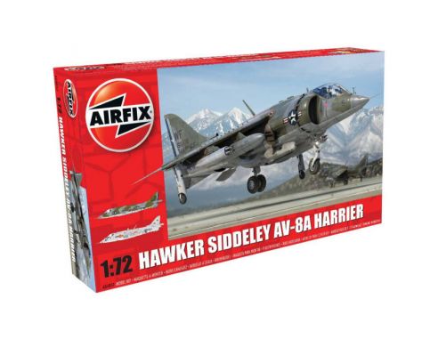 Airfix AX4057 HAWKER SIDDELEY AV-8A HARRIER KIT 1:72 Modellino