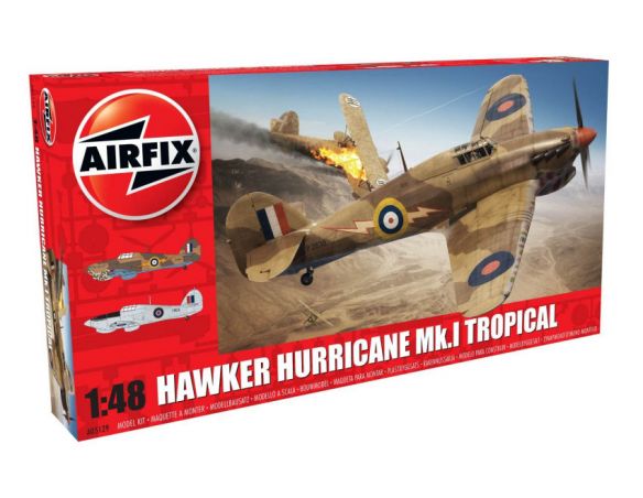 Airfix AX5129 HAWKER HURRICANE Mk.I TROPICAL KIT 1:48 Modellino