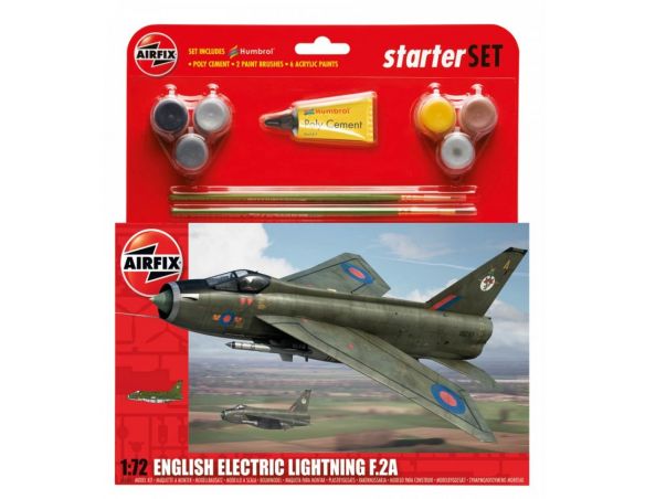 Airfix AX55305 ENGLISH ELECTRIC LIGHTNING F2A KIT 1:72 Modellino