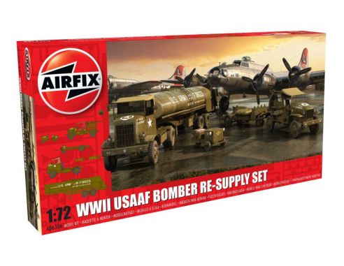 Airfix AX6304 WWII USAAF BOMBER RE-SUPPLY SET KIT 1:72 Modellino