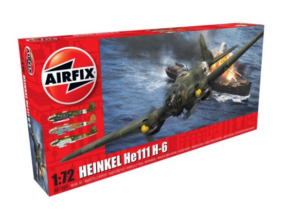 Airfix AX7007 HEINKEL He 111 H-6 KIT 1:72 Modellino