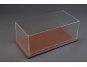 ATLANTIC-CASE ATL10011 MARANELLO DISPLAY CASE W/BROWN LEATHER BASE mm 325x165x125 1:18 Modellino