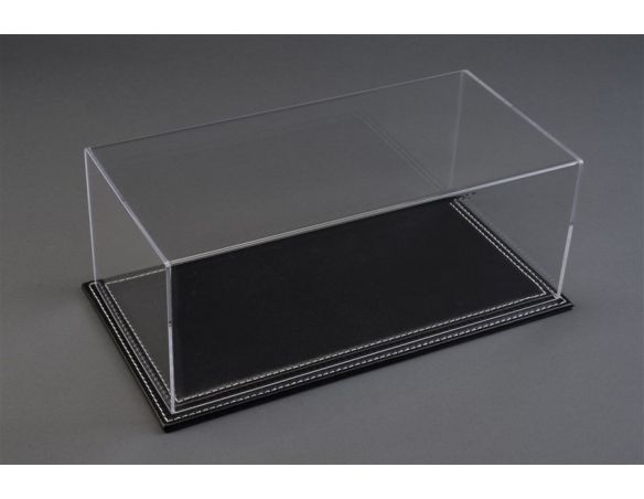 Atlantic ATL10023 MARANELLO DISPLAY CASE W/BLACK LEATHER BASE mm 230x120x85 1:24 Modellino