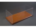 Atlantic ATL10042 MOLSHEIM DISPLAY CASE W/CHERRY WOOD BASE (WIDE EDGE) mm 170x80x70 1:43 Modellino