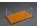 Atlantic ATL10052 AICHI DISPLAY CASE W/CHERRY WOOD BASE (NARROW EDGE) mm 170x80x70 1:43 Modellino