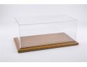 ATLANTIC-CASE ATL10063 MOLSHEIM DISPLAY CASE W/NOCE WOOD BASE (WIDE EDGE) mm 325x165x125 1:18 Modellino