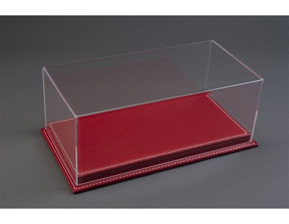 Atlantic ATL10084 MULHOUSE DISPLAY CASE W/RED LEATHER BASE mm 170x80x70 1:43 Modellino